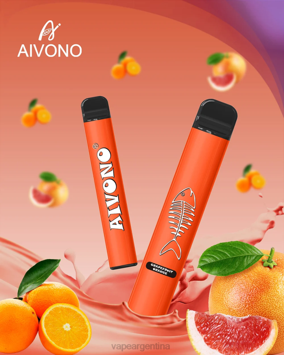 Aivono AIM FISHBONE 600 naranja pomelo L084280 - Vape Desechable Argentina