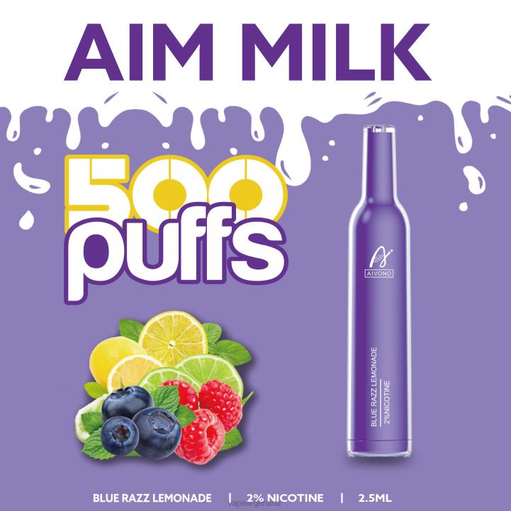 Aivono AIM MILK 500 limonada azul razz L084264 - Vape Pen 74