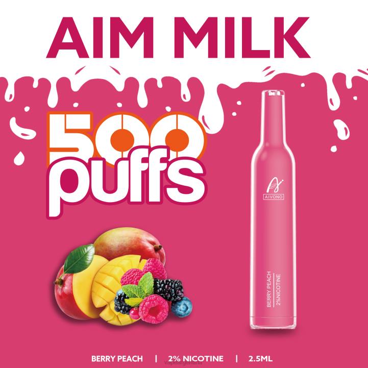 Aivono AIM MILK 500 melocotón de baya L084273 - Vape Recargable