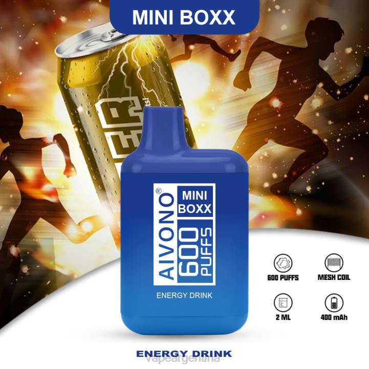Aivono AIM MINI BOXX 600 bebida energética L084237 - Vape Descartable
