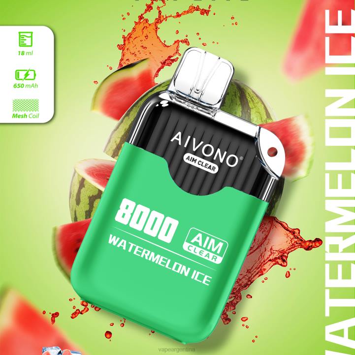 Aivono AIM CLEAR 8000 hielo de sandia L084204 - Vape Pen 62