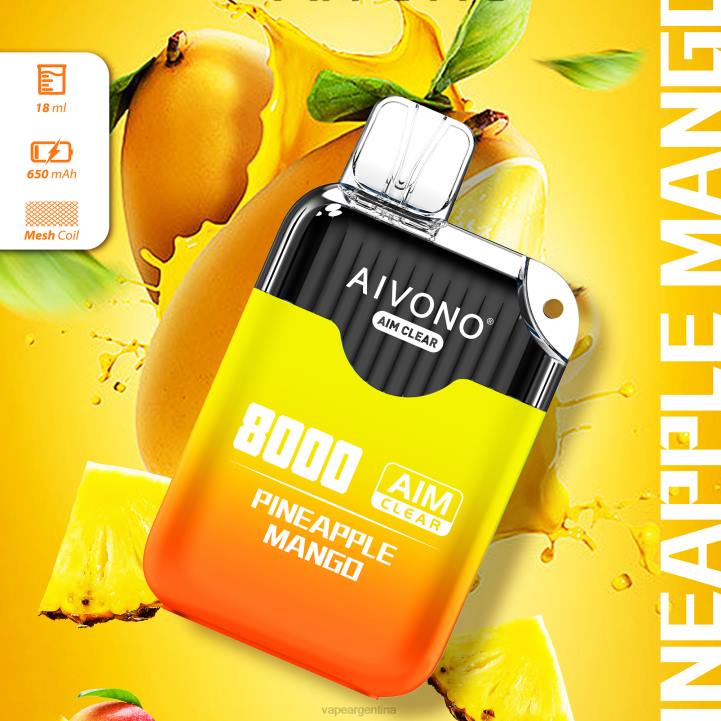 Aivono AIM CLEAR 8000 mango de piña L084209 - Vape Pen 63