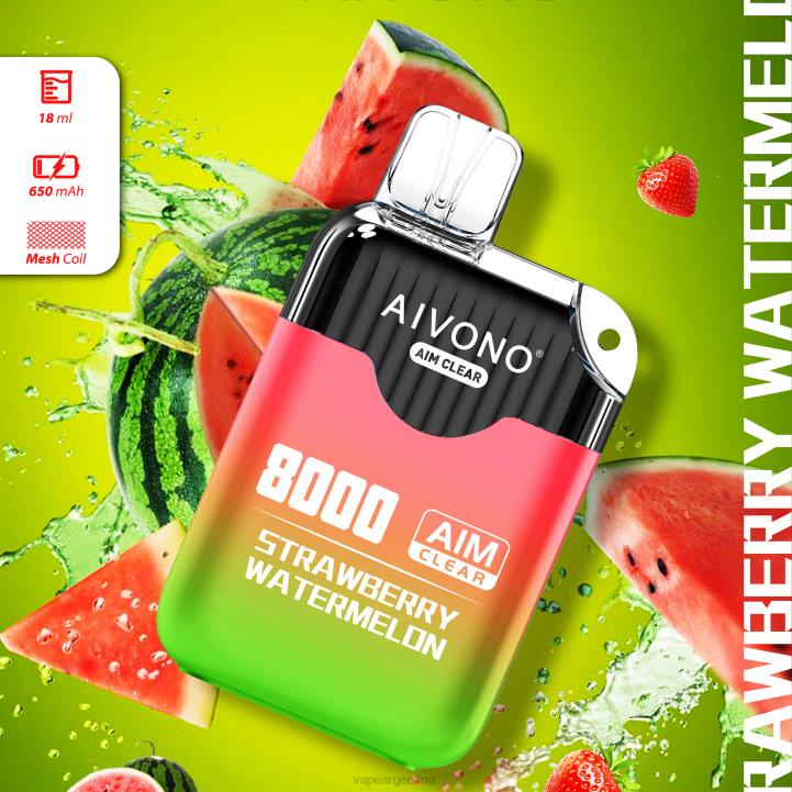 Aivono AIM CLEAR 8000 sandia fresa L084208 - Vape Recargable