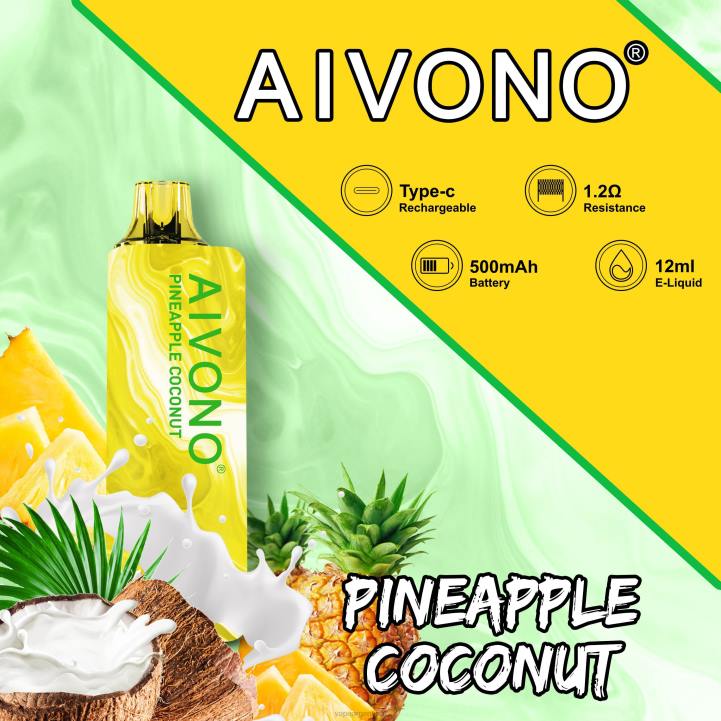 Aivono AIM GUN 7000 coco piña L084106 - Vape Argentina