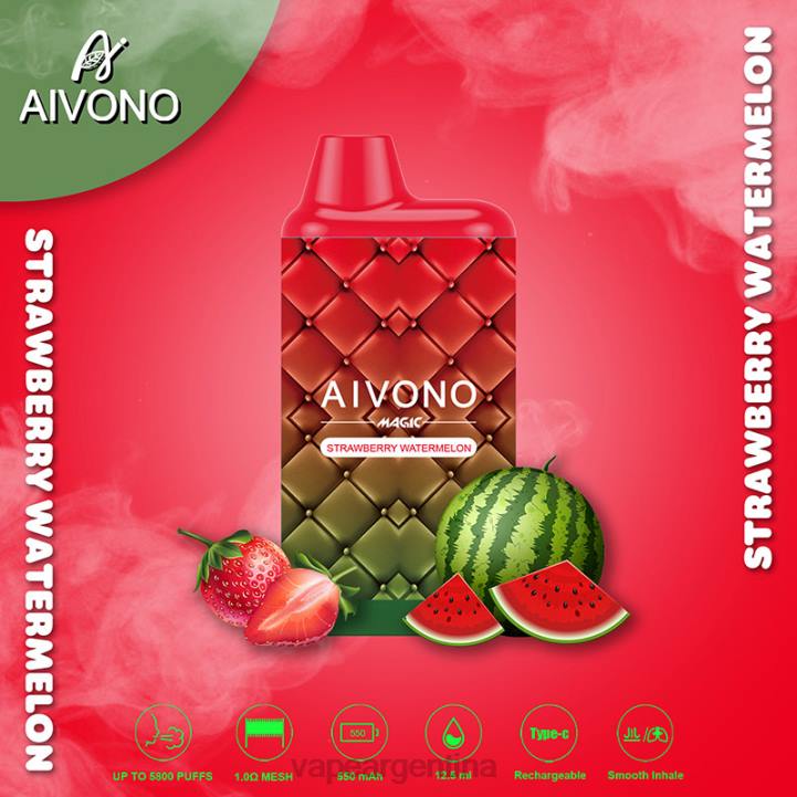 Aivono AIM MAGIC cigarrillo de caja de 5800 bocas sandia fresa L08499 - Vape Pen 41
