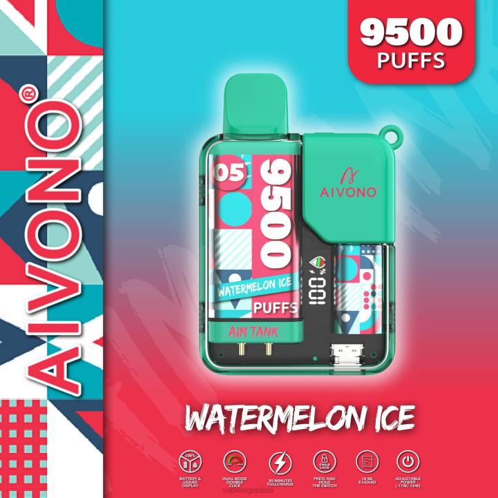 Aivono AIM TANK 9500 hielo de sandia L08437 - Vape Descartable