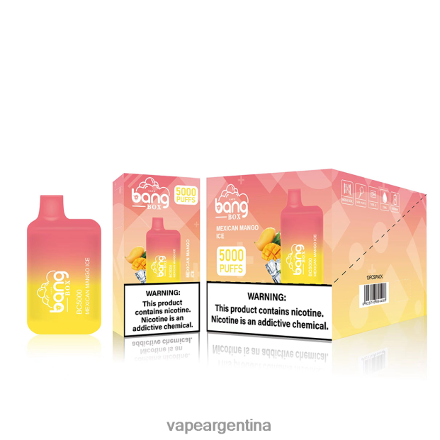 Bang Box bc5000 desechable R4B24T87 - Vape Descartable
