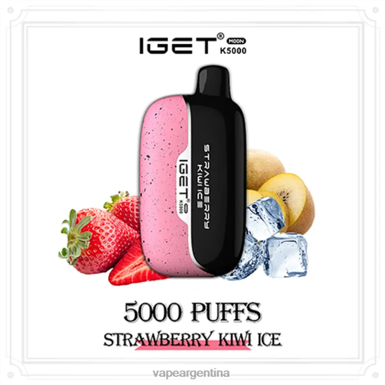 IGET Moon k5000 hielo de fresa y kiwi D8D4218 - Vape Recargable