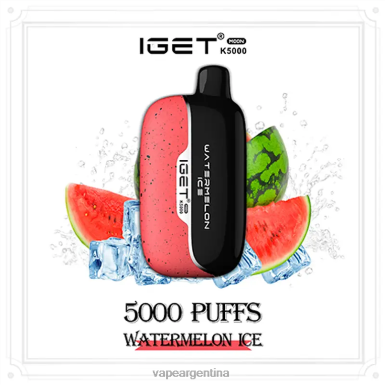 IGET Moon k5000 hielo de sandia D8D428 - Vape Recargable