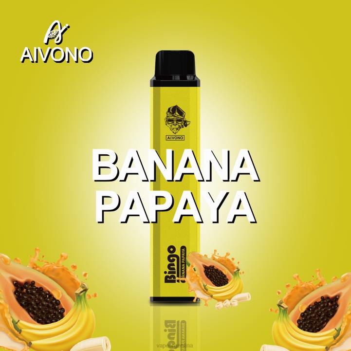 Aivono AIM BINGO 4000 plátano papaya L084137 - Vape Descartable