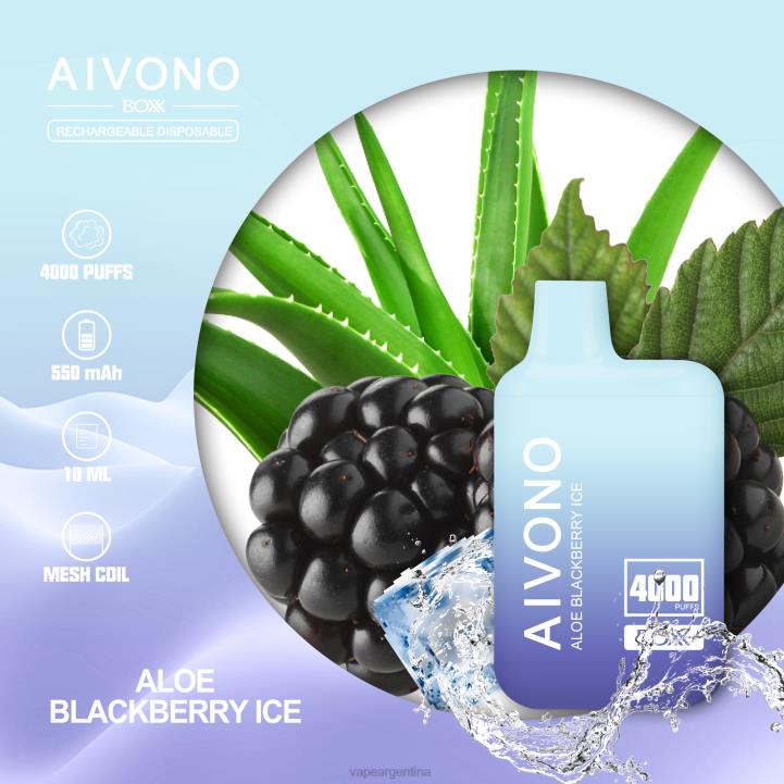 Aivono AIM BOXX 4000 hielo actual de aloe L084228 - Vape Recargable