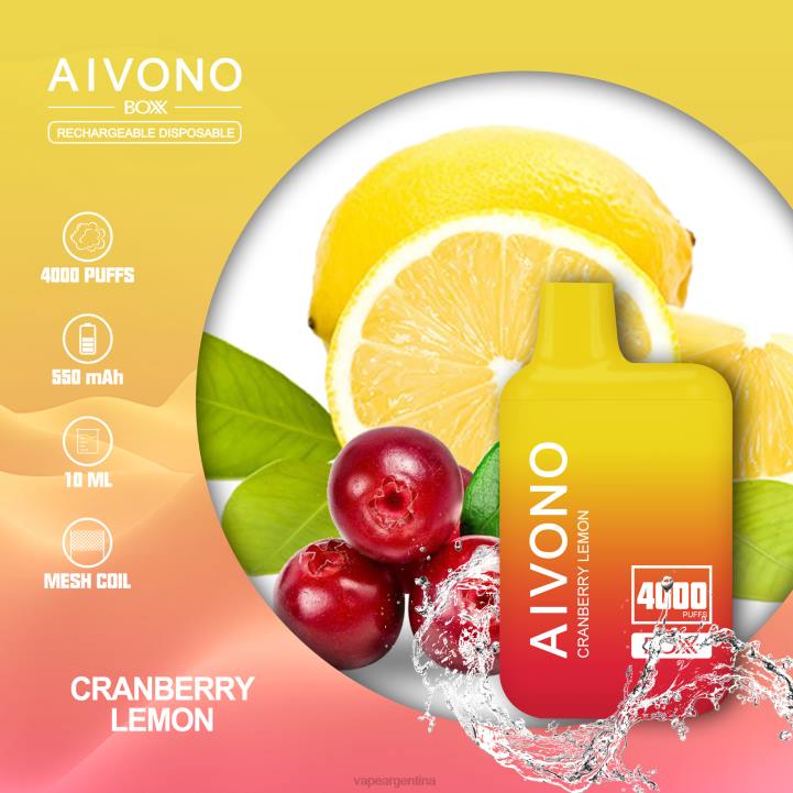 Aivono AIM BOXX 4000 limón arándano L084218 - Vape Recargable