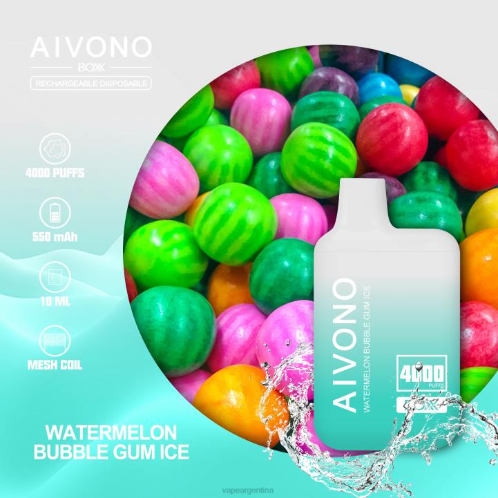 Aivono AIM BOXX 4000 sandía chicle hielo L084227 - Vape Descartable