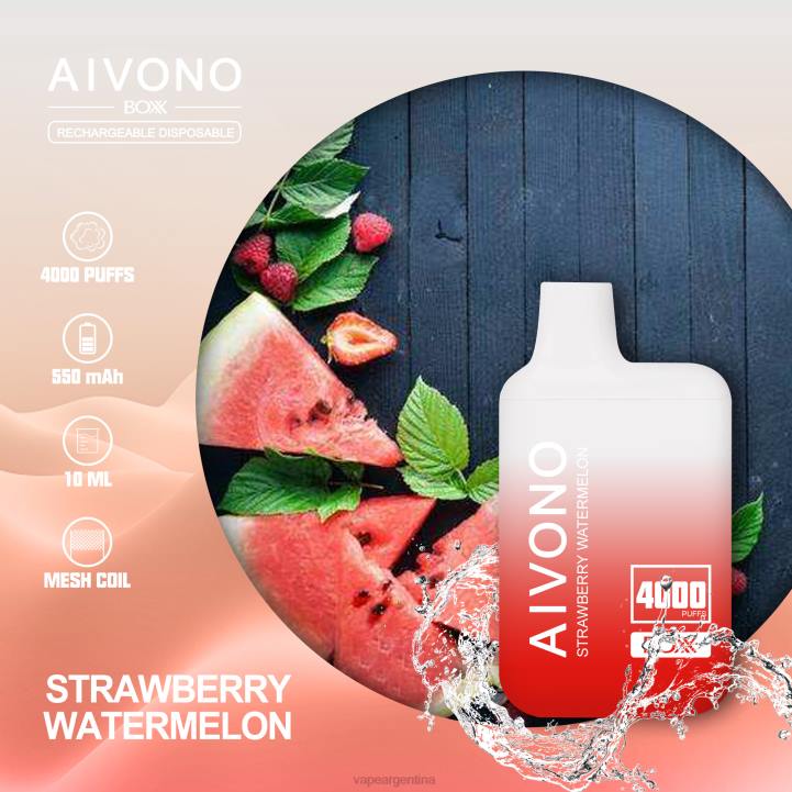 Aivono AIM BOXX 4000 sandia fresa L084214 - Vape Pen 64