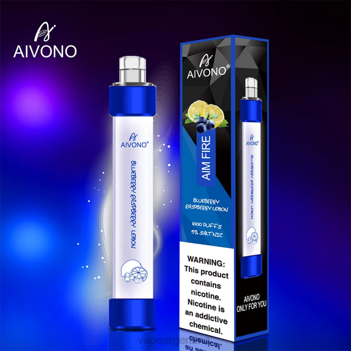 Aivono AIM FIRE 1000 arándano frambuesa limón L084327 - Vape Descartable
