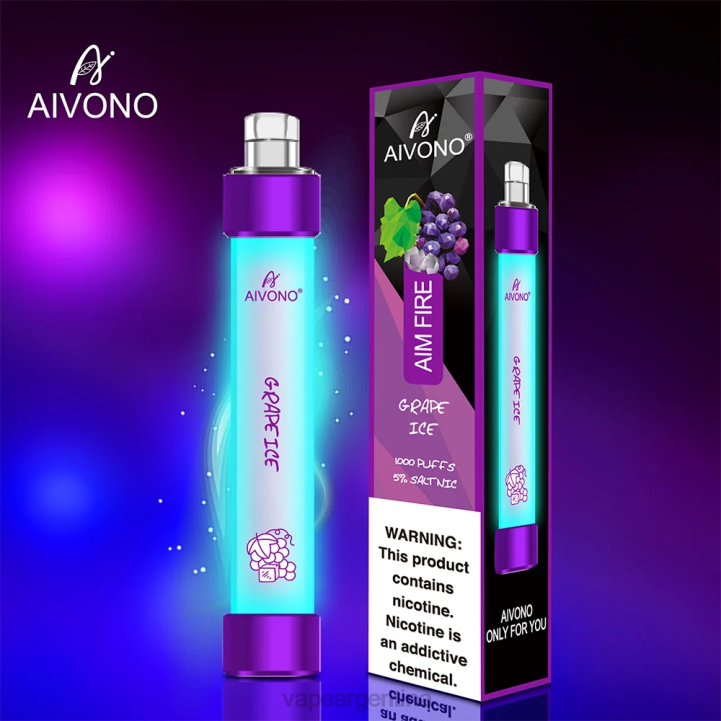 Aivono AIM FIRE 1000 hielo de uva L084329 - Vape Pen 87
