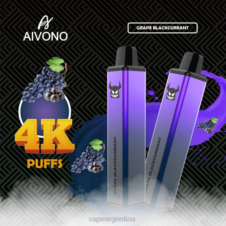 Aivono AIM FREAK 4000 grosella negra de uva L084259 - Vape Pen 73