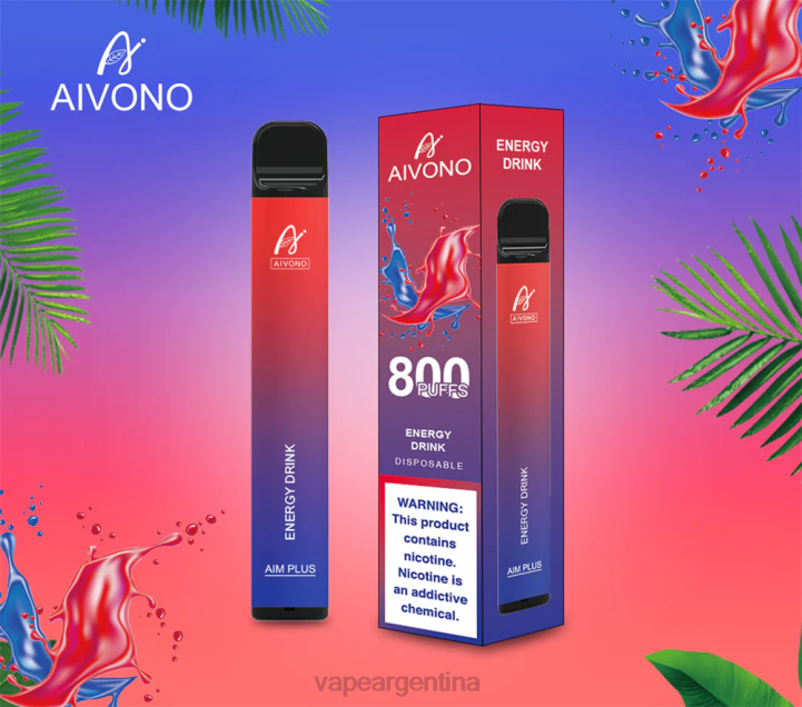 Aivono AIM PLUS 800 bebida energética L084201 - Vape Argentina