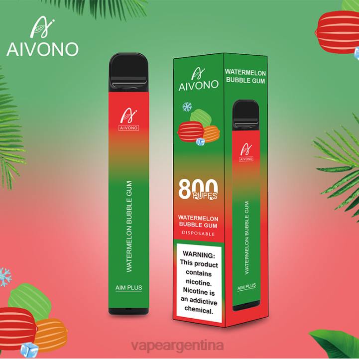 Aivono AIM PLUS 800 chicle de sandía L084198 - Vape Recargable