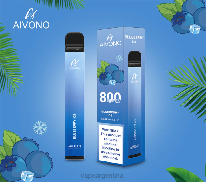 Aivono AIM PLUS 800 hielo de arándanos L084175 - Vape Desechable Argentina