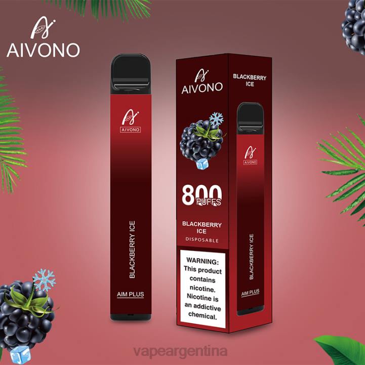 Aivono AIM PLUS 800 hielo de mora L084172 - Vape Descartable