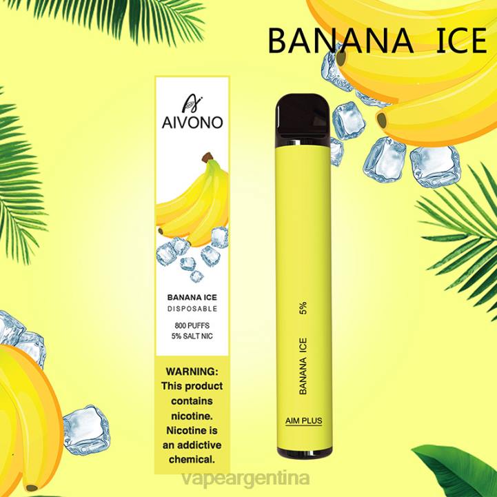 Aivono AIM PLUS 800 hielo de plátano L084171 - Vape Argentina