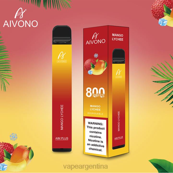 Aivono AIM PLUS 800 lichi de mango L084185 - Vape Desechable Argentina