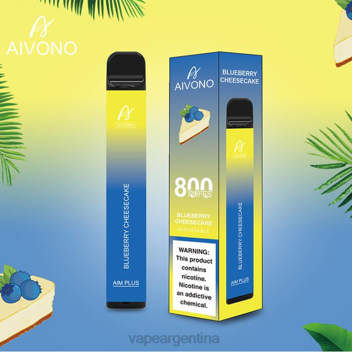 Aivono AIM PLUS 800 tarta de queso con arándanos L084174 - Vape Pen 56