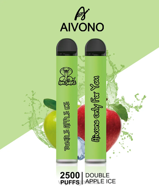 Aivono AIM SNAKE 2500 doble hielo de manzana L084304 - Vape Pen 82