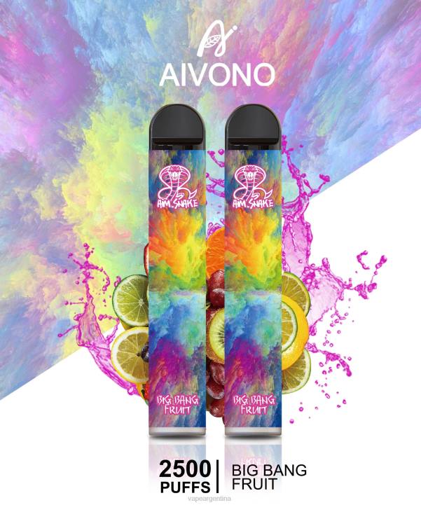 Aivono AIM SNAKE 2500 fruta del big bang L084322 - Vape Descartable
