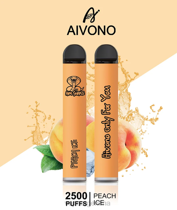 Aivono AIM SNAKE 2500 hielo de durazno L084316 - Vape Argentina