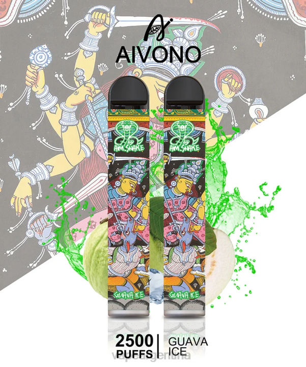 Aivono AIM SNAKE 2500 hielo de guayaba L084307 - Vape Descartable