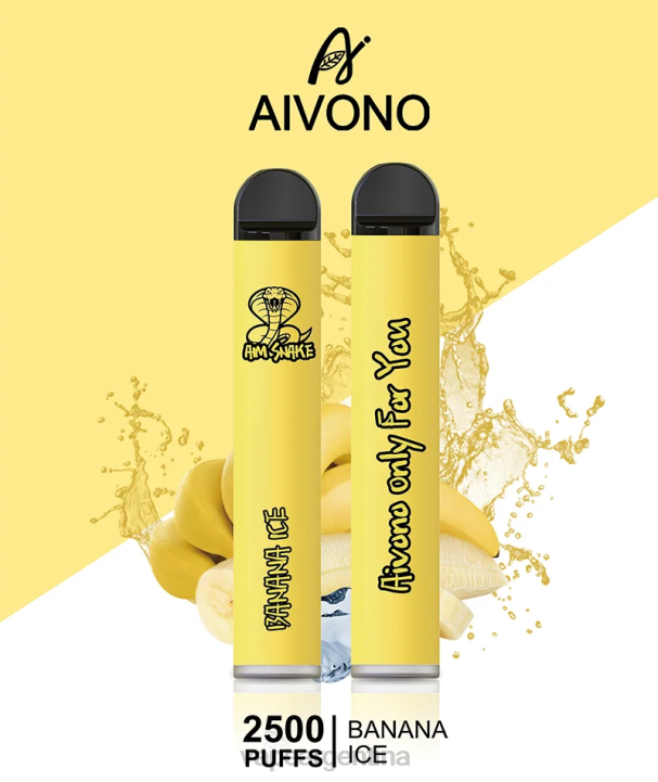 Aivono AIM SNAKE 2500 hielo de plátano L084298 - Vape Recargable