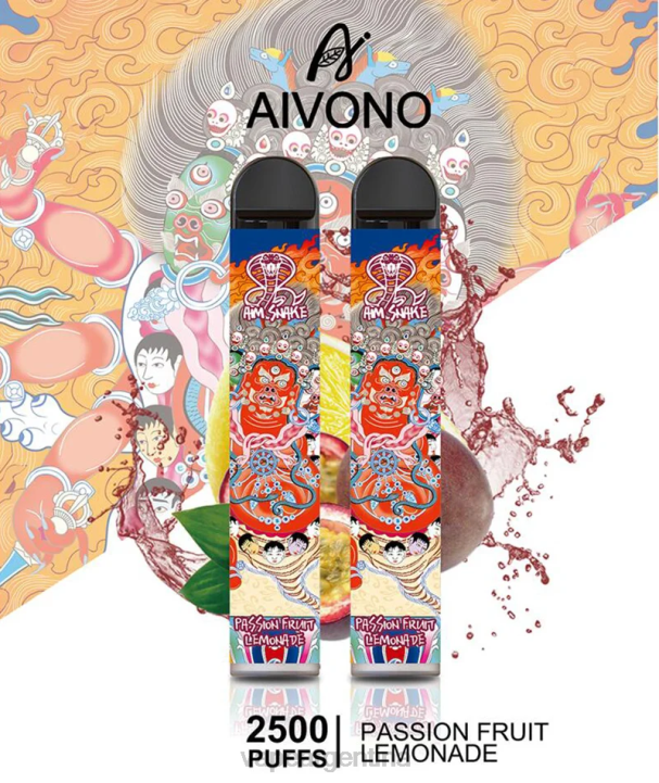 Aivono AIM SNAKE 2500 limonada de maracuyá L084315 - Vape Desechable Argentina