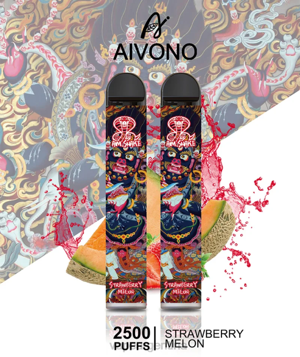Aivono AIM SNAKE 2500 melón fresa L084320 - Vape Desechable Argentina