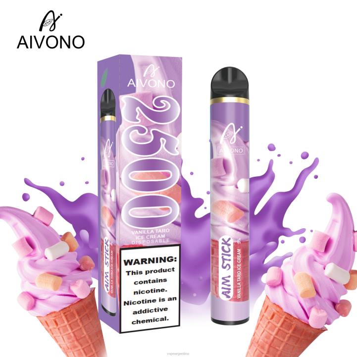 Aivono AIM STICK 2500 helado de vainilla y taro L084147 - Vape Descartable