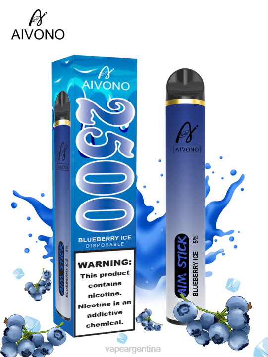 Aivono AIM STICK 2500 hielo de arándanos L084152 - Vape Descartable