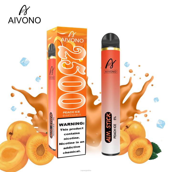 Aivono AIM STICK 2500 hielo de durazno L084144 - Vape Pen 50