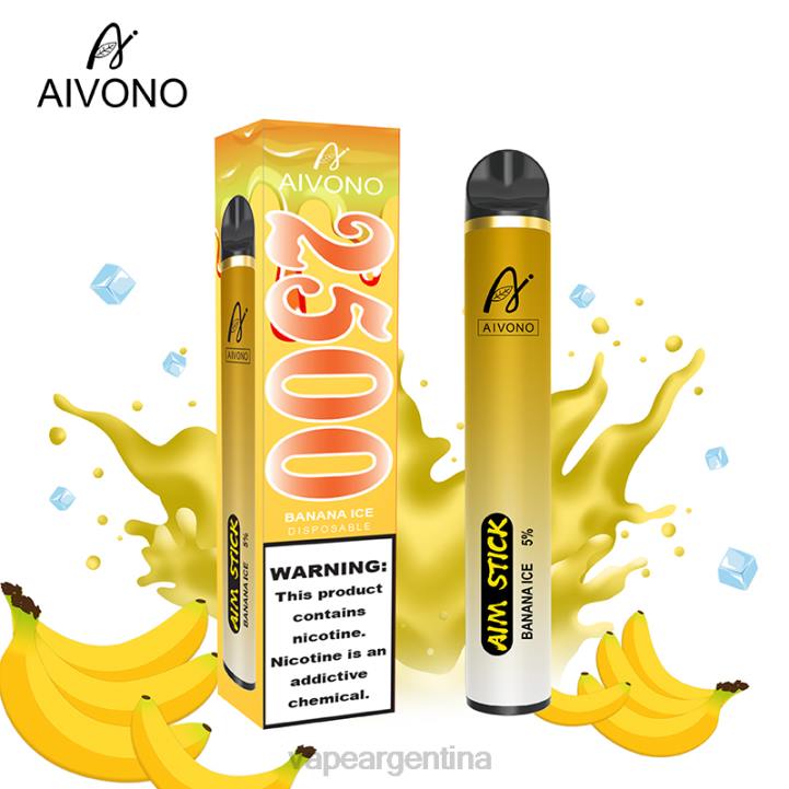 Aivono AIM STICK 2500 hielo de plátano L084151 - Vape Argentina