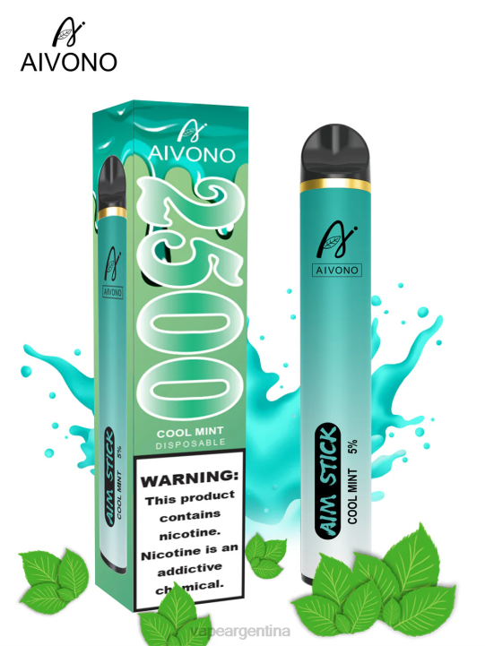 Aivono AIM STICK 2500 menta fresca L084159 - Vape Pen 53