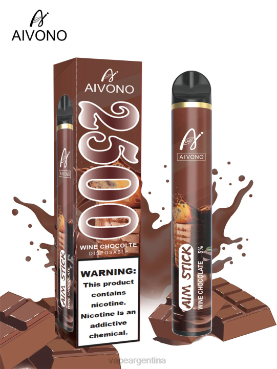 Aivono AIM STICK 2500 vino chocolate L084156 - Vape Argentina